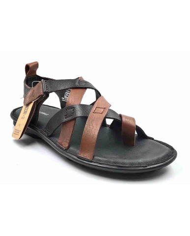 5612: Mardi Gras Drift Criss Cross Strap Sandals