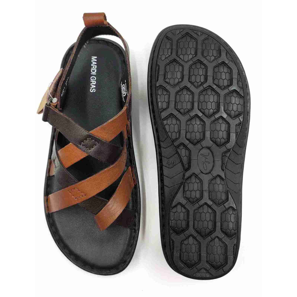 5612: Mardi Gras Drift Criss Cross Strap Sandals