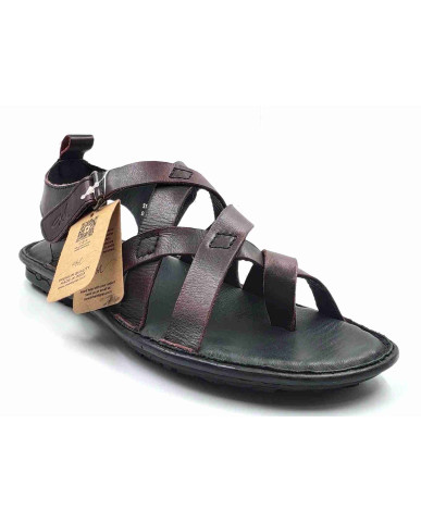 5616: Mardi Gras Drift Criss Cross Strap Sandals