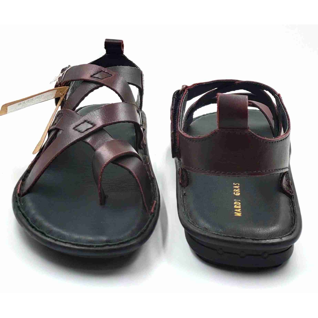 5616: Mardi Gras Drift Criss Cross Strap Sandals