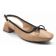 H-13 CHATTI Balujas Women Beige Block Heel Belly