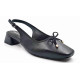 H-13 CHATTI Balujas Women Black Block Heel Belly