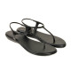 CR-702 : Balujas Flat Black Ladies Sandals